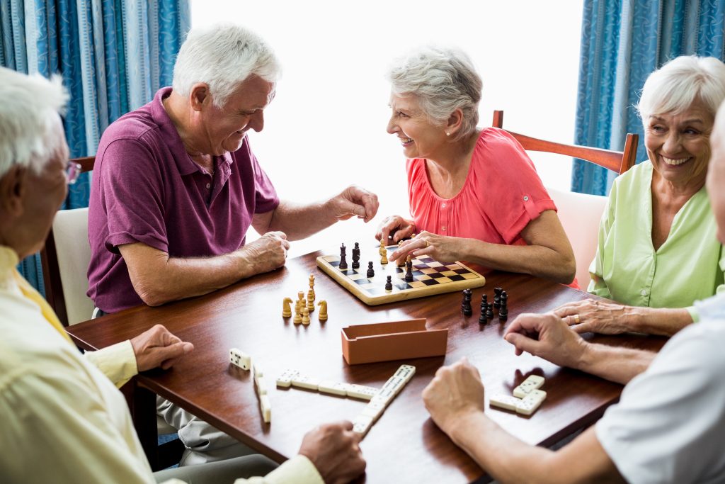mental exercises for seniors- board games