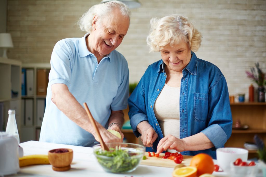 mental exercises for seniors- cooking
